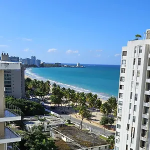Kasa Seaview At Coral - For 2 Balcony Beachfront Building Pool San Juan